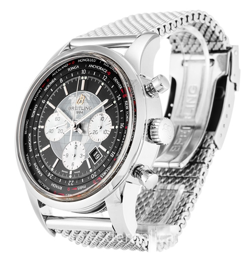 Imitaci N Breitling Transocean Cron Grafa Ab Hombres Cuarzo Mm Acero Reloj Mejor